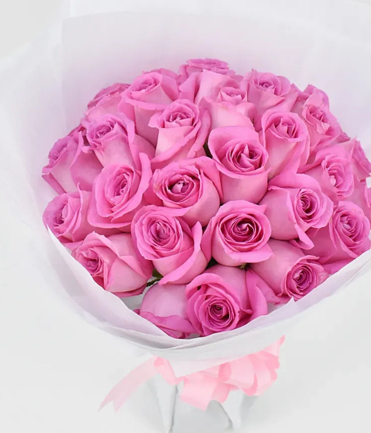 25 Light Pink Roses Designer Bouquet