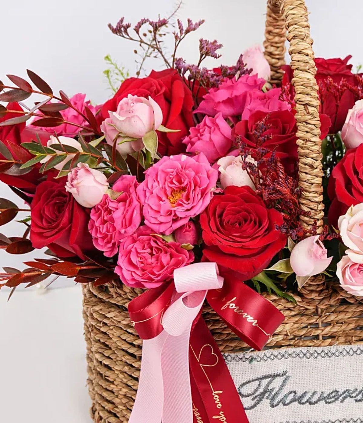 Gorgeous Roses Basket
