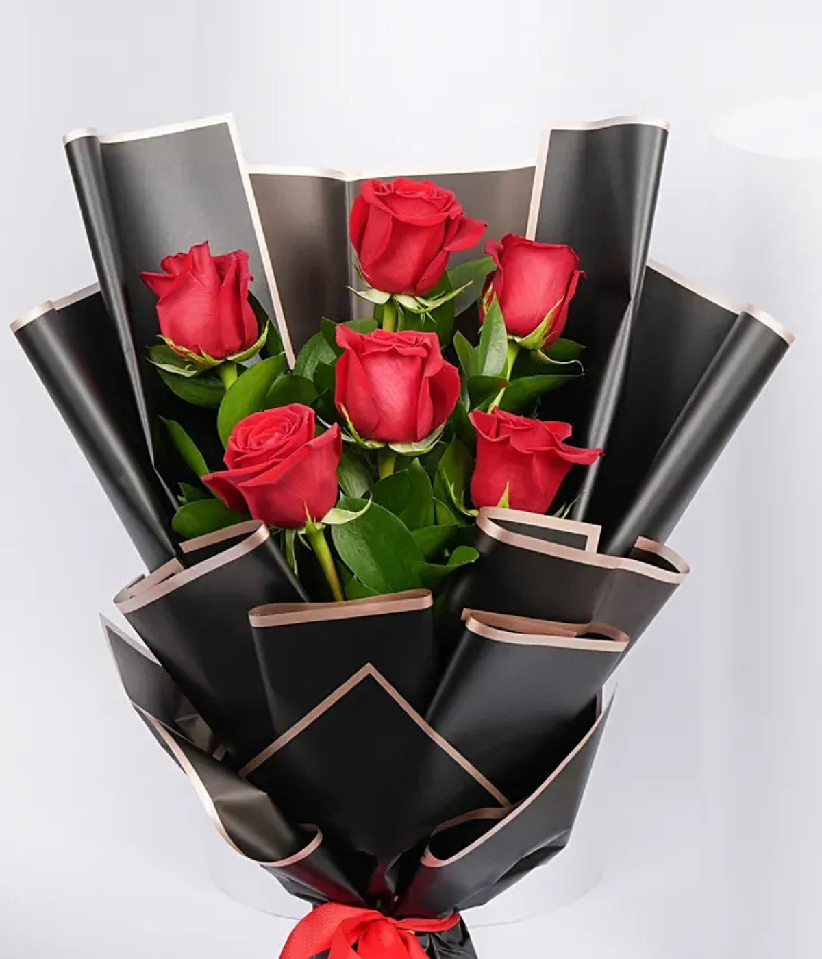 Bunch of Beautiful 6 Red Rose