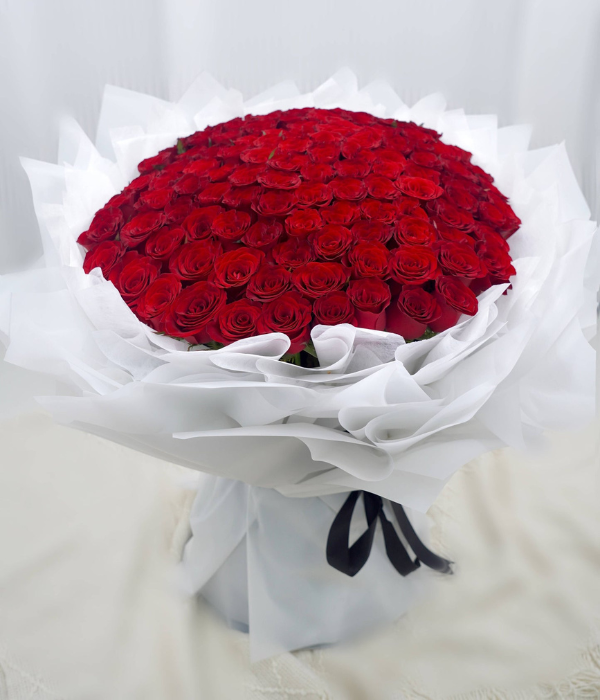 101 Premium Red Roses