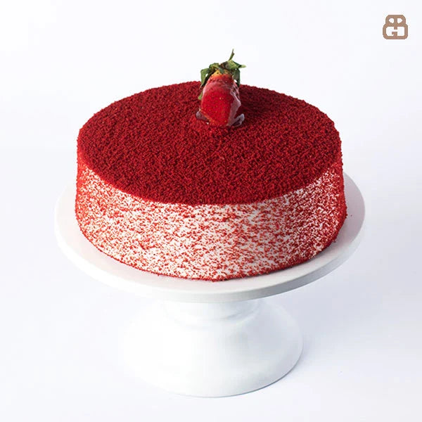 Love in the Air Red Roses, Red Velvet Cake And Balloons Combo