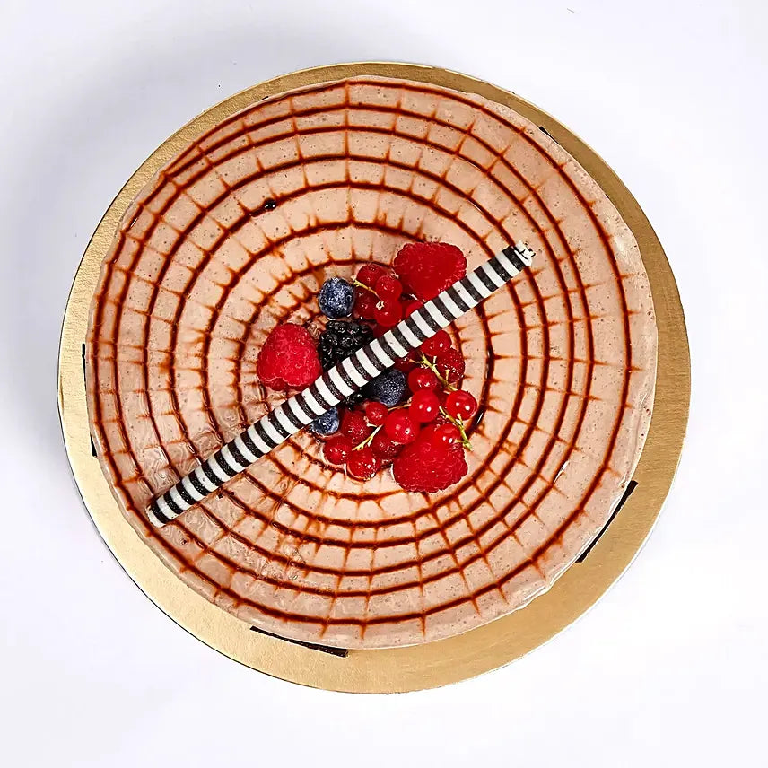 Gorgeous Roses Bouquet with Triple Chocolate Cake | Pink & Red Roses Gift Combo