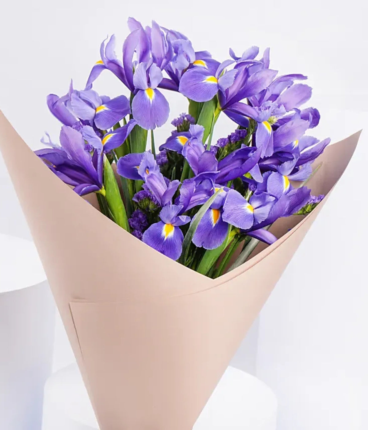 February Birthday Iris Flower Bouquet