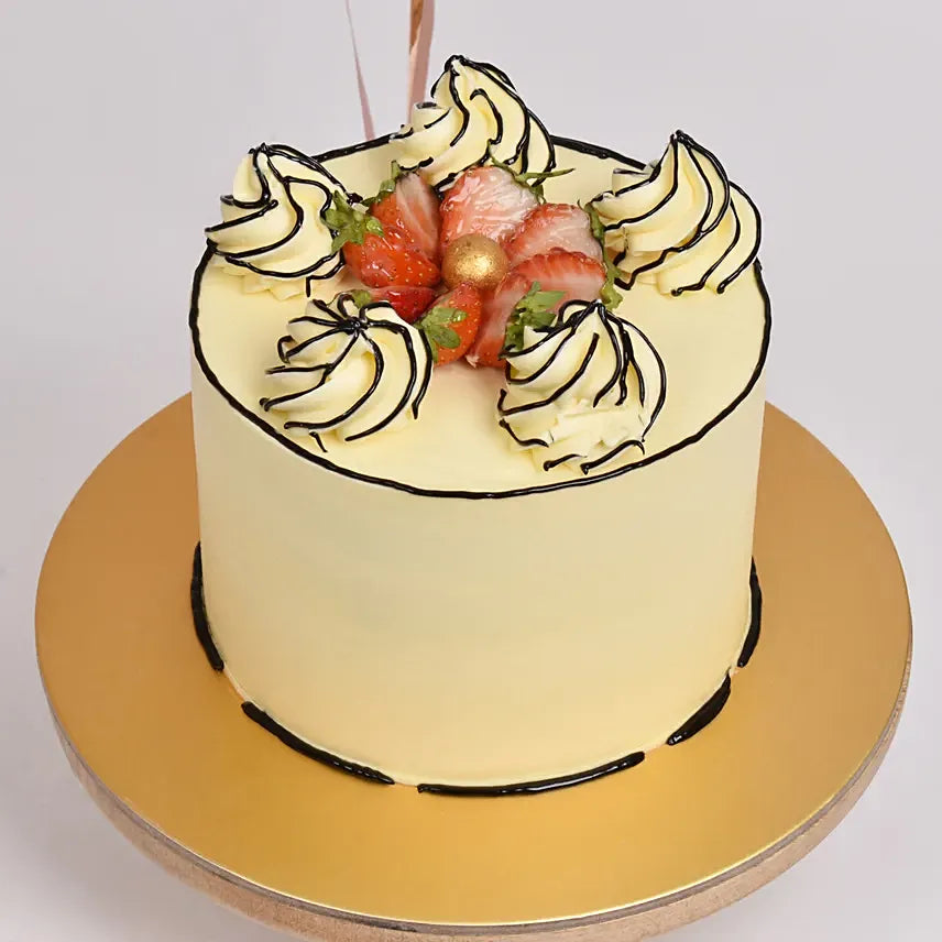 Fresh Roses with Cake and Balloons | Rose Affection Combo